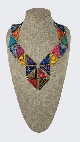 Small size triangle style necklaces